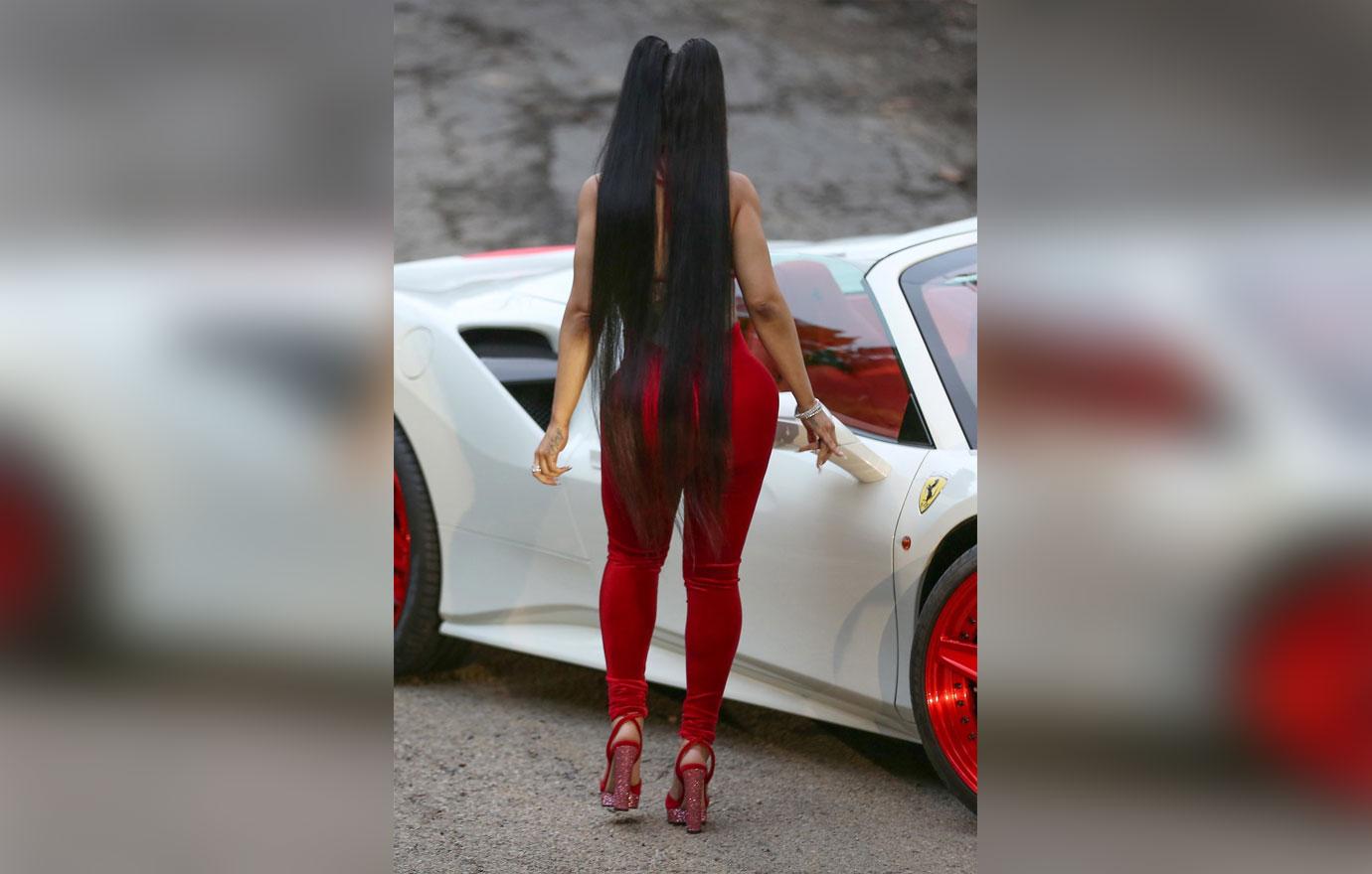 Blac Chyna Nip Slip Amid Pregnancy Rumors Ferrari Shoot