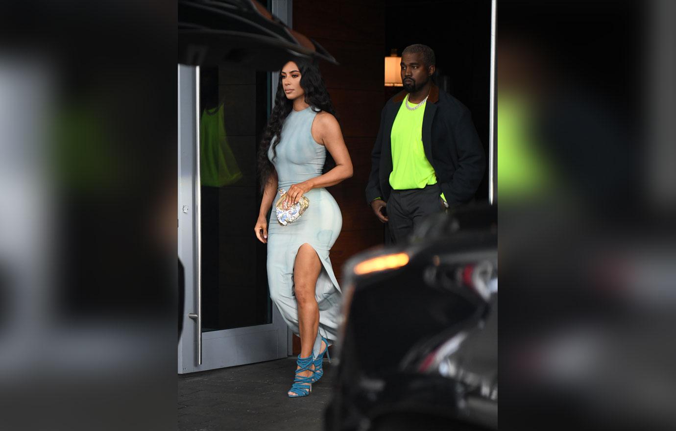 Kim Kardashian Wears Form-Fitting Dress While Shopping with Kanye West in  Miami: Photo 4205902, Kanye West, Kim Kardashian Photos