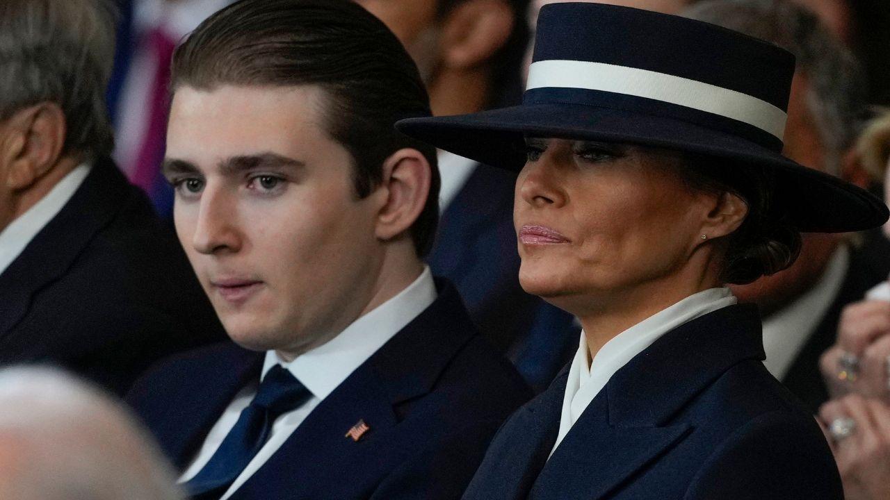 Photo of Melania and Barron Truimp