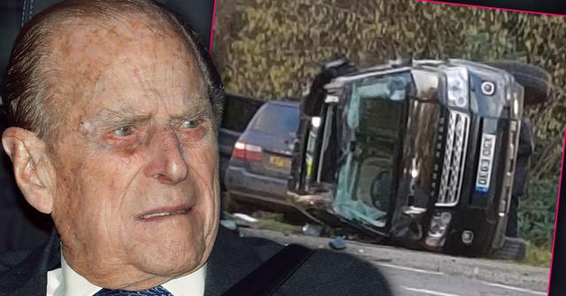 Prince Philip Shocked Disoriented Car Crash