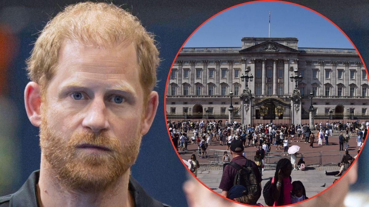 Photo of Prince Harry and Buckingham Palace