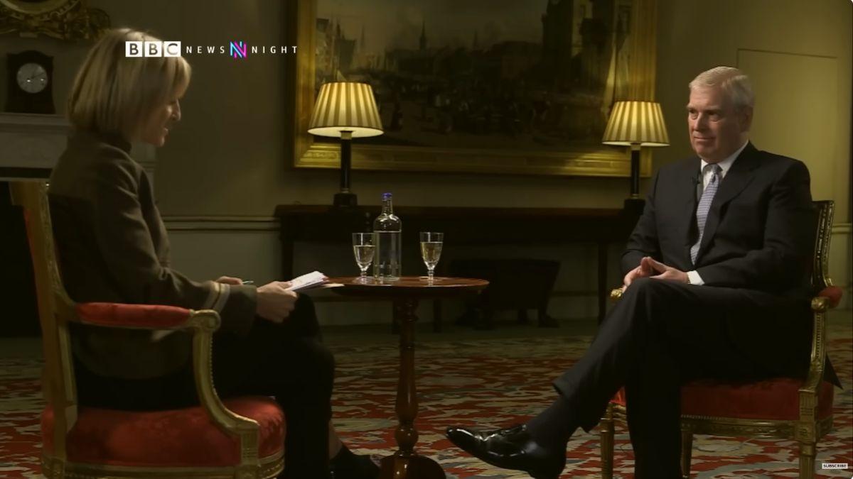 Photo of Andrew Windsor and Emily Maitlis