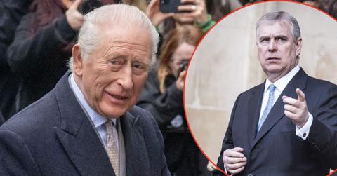 Photo of King Charles and Andrew Windsor