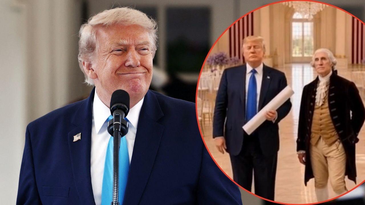 radaronline.com - Alex West - Trump Faces Backlash From Critics After Posting AI Video of George Washington Discussing White House Ballroom Plans - 'I Find This Disturbing