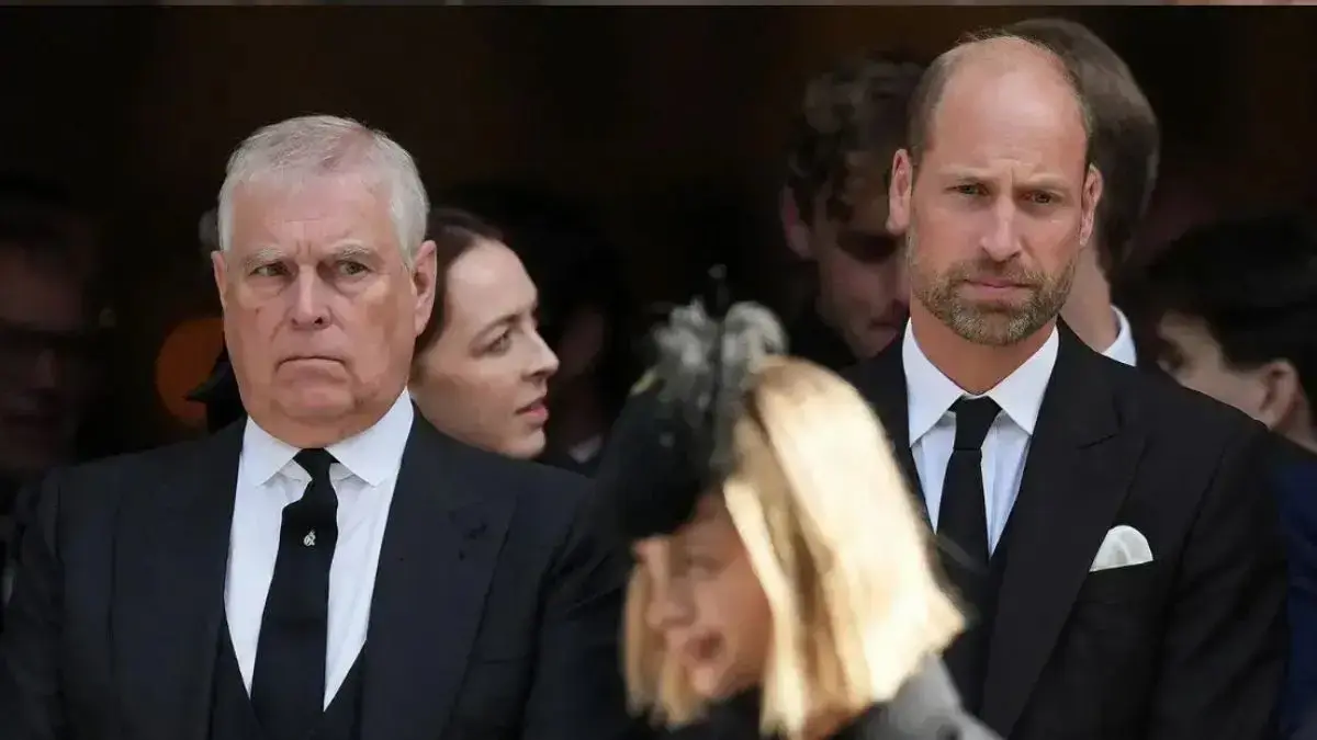 Photo of Prince William and Andrew Windsor