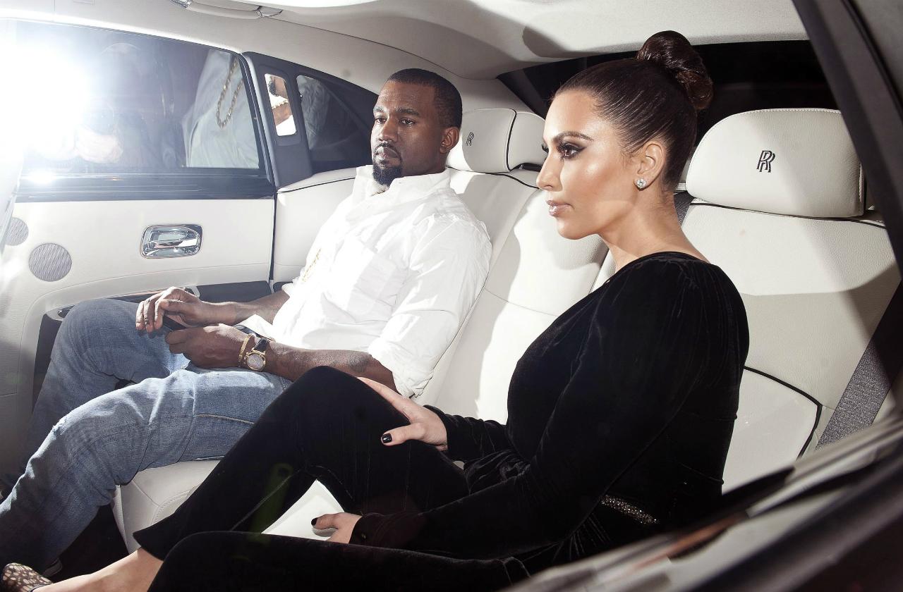 Kanye West and Kim Kardashian sighting on November 9, 2012 in London, England