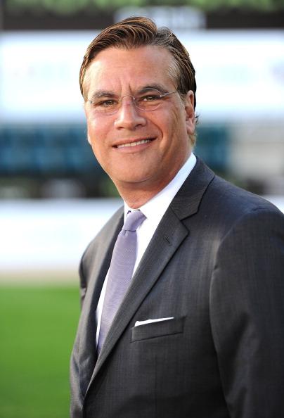 // writer aaron sorkin arrives at the premiere gettyimages