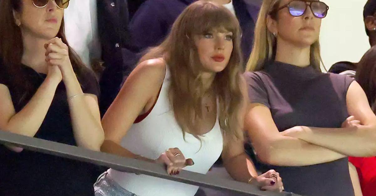 photo of Taylor Swift at Super Bowl