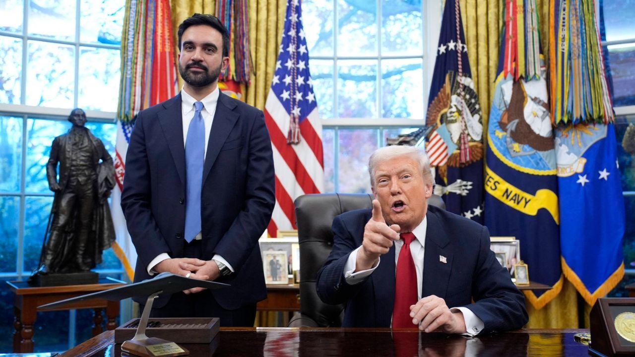 Photo of Zohran Mamdani, Donald Trump