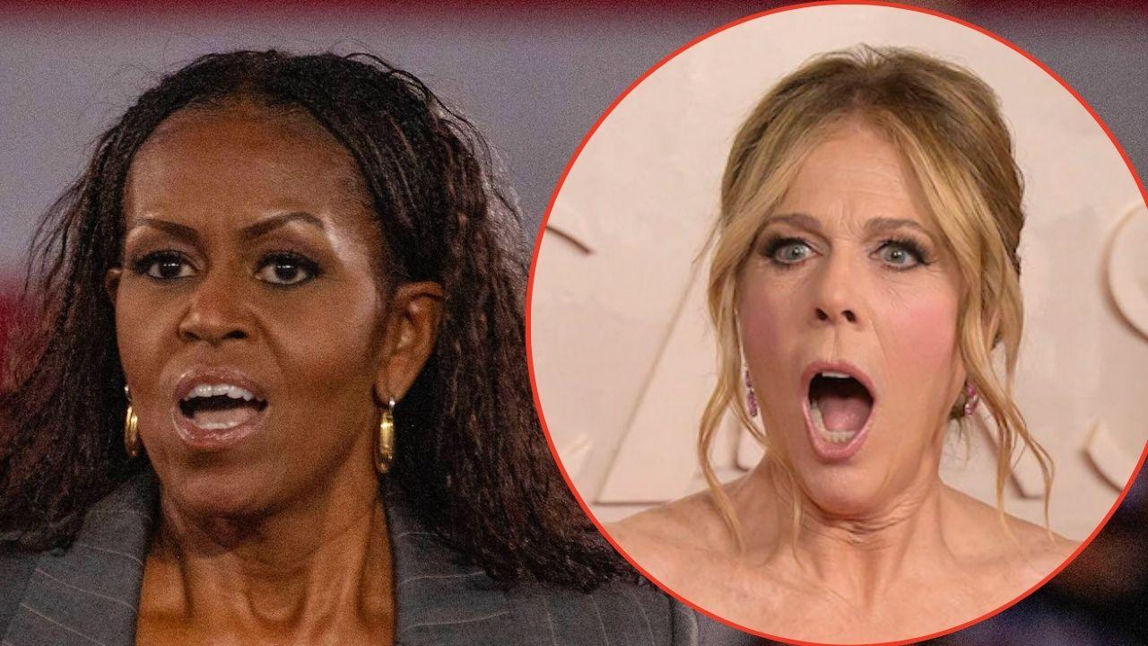 Photo of Michelle Obama and Rita Wilson