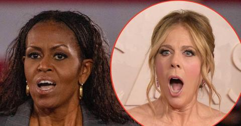 Photo of Michelle Obama and Rita Wilson