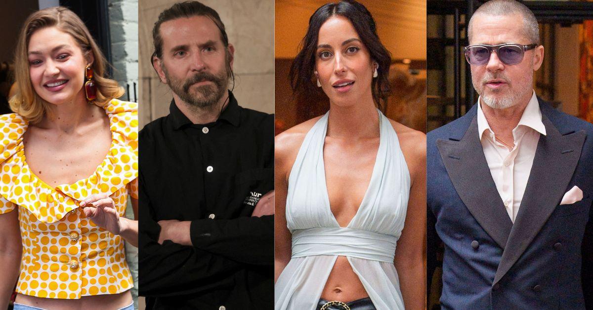 Photo of Gidi Hadid, Brad Pitt, Ines de Ramon, Brad Pitt
