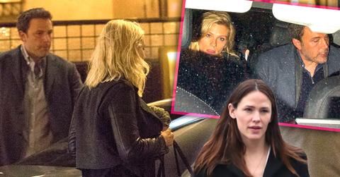 Ben affleck lindsay shookus cozy car date