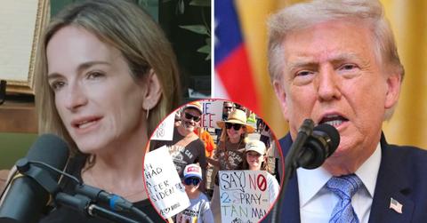 Photo of Molly McNearney and Donald Trump