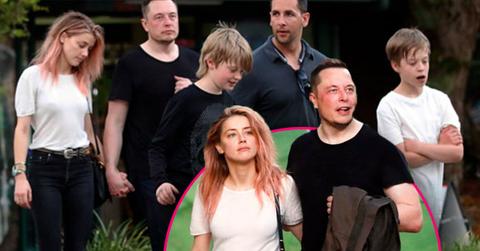 //amber heard elon musk dating holding hands pp