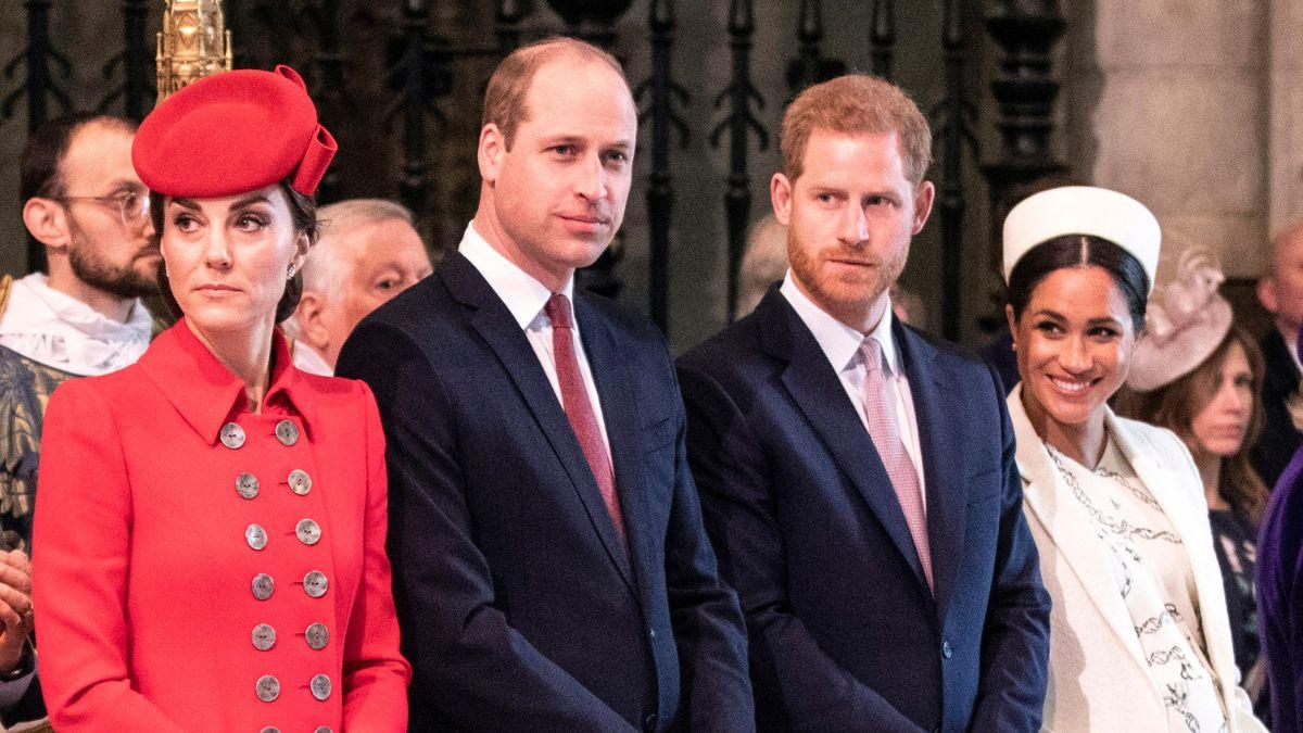 Photo of Kate Middleton, Prince William, Prince Haryr and Meghan Markle