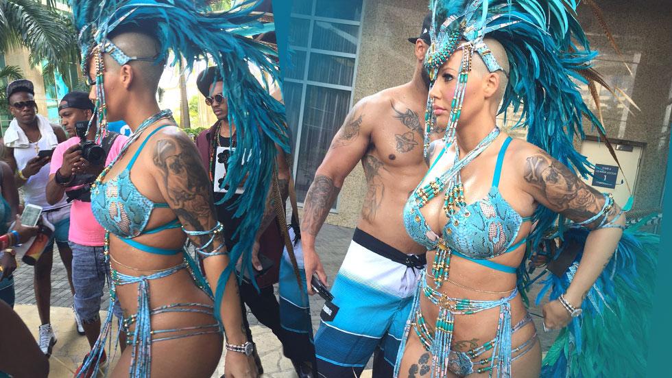 Amber Rose Trinidad Carnival