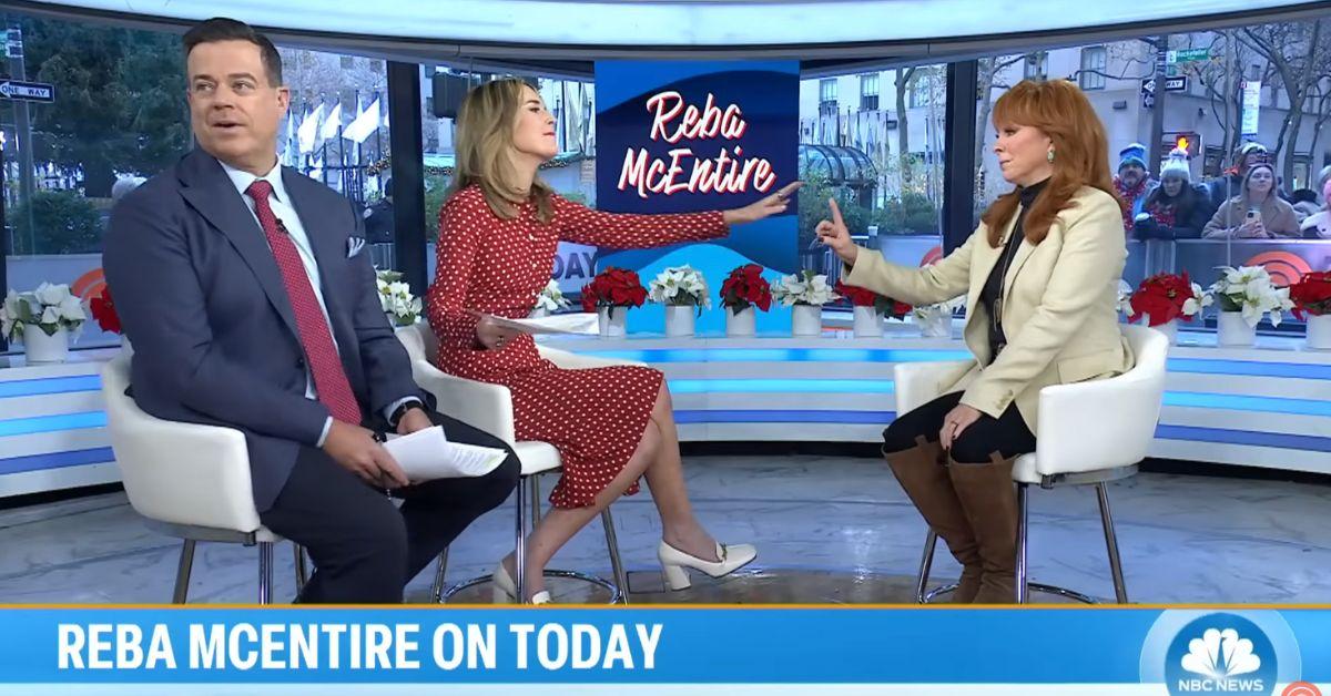 Photo of Savannah Guthrie and Reba McEntire