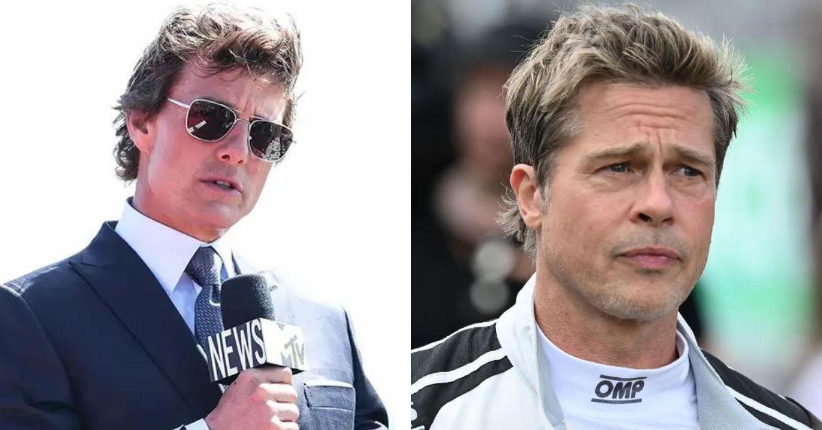 Composite image of Tom Cruise and Brad Pitt