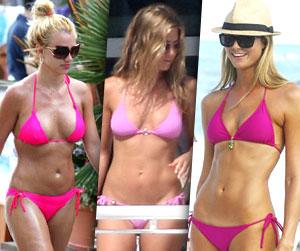 //stars show off their pretty in pink bikini bodies gal