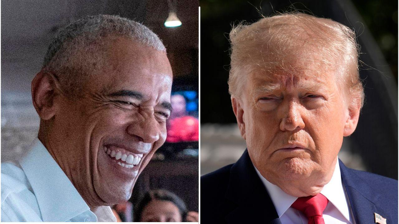 picture of Barack Obama and Donald Trump