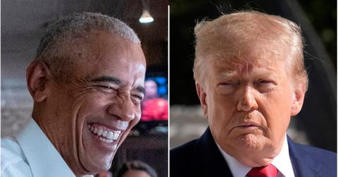 picture of Barack Obama and Donald Trump