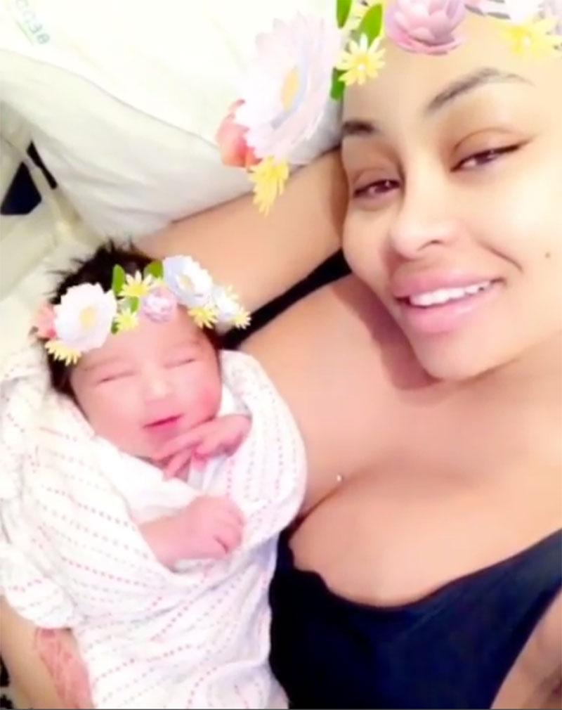 blac chyna birth baby kris jenner fight