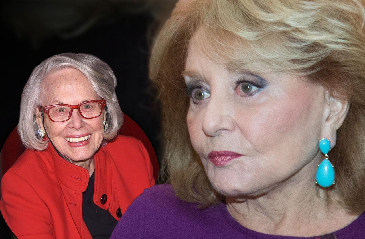 //Barbara walters misses friend memorial service pp