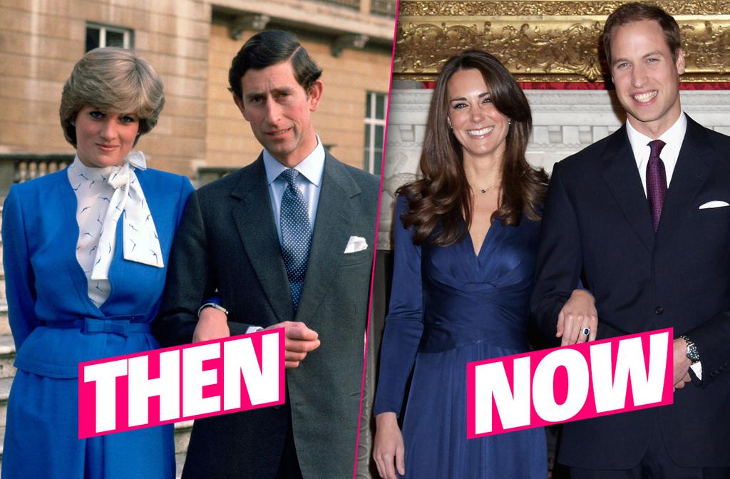 British Royalty Then and Now