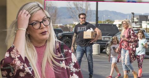Tori Spelling Looks Exhausted During Shopping Trip