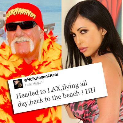 Hulk Hogan Takes On Porn Star – On Twitter