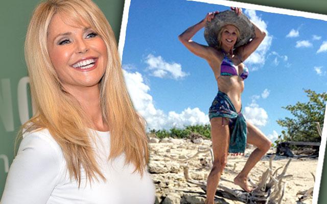 Christie Brinkley Shows off Her Toned Beach Body in 