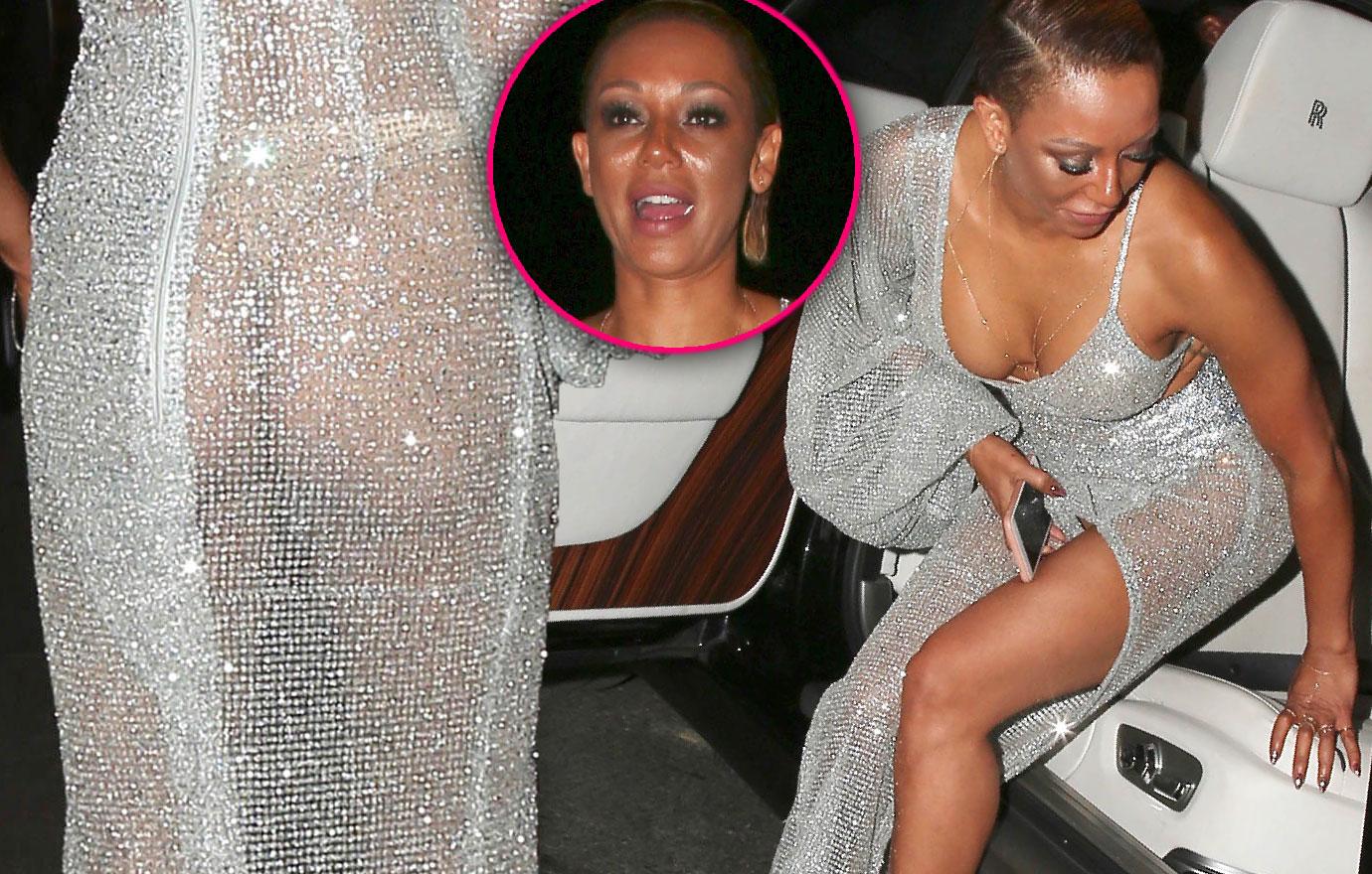 Mel B Wears Sheer Gown Rumors Dating Cop