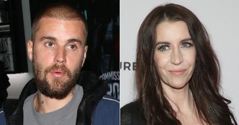 Split photo of Justin Bieber and Pam Mallette