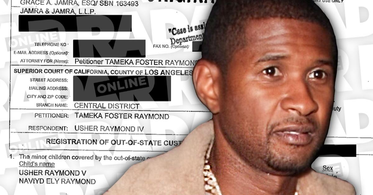 Usher’s Ex Demands Singer Cough Up The Cash In Bombshell Custody Battle