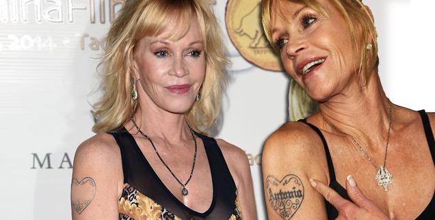 //melanie griffith new wide