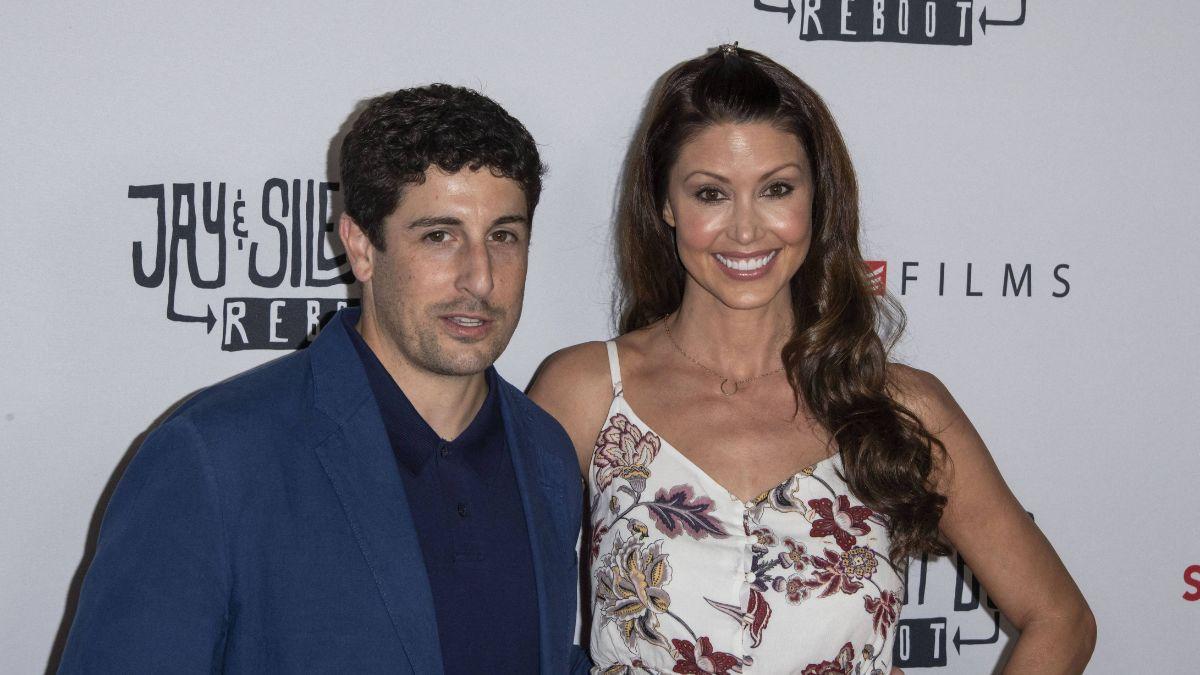 picture of Shannon Elizabeth and Jason Biggs