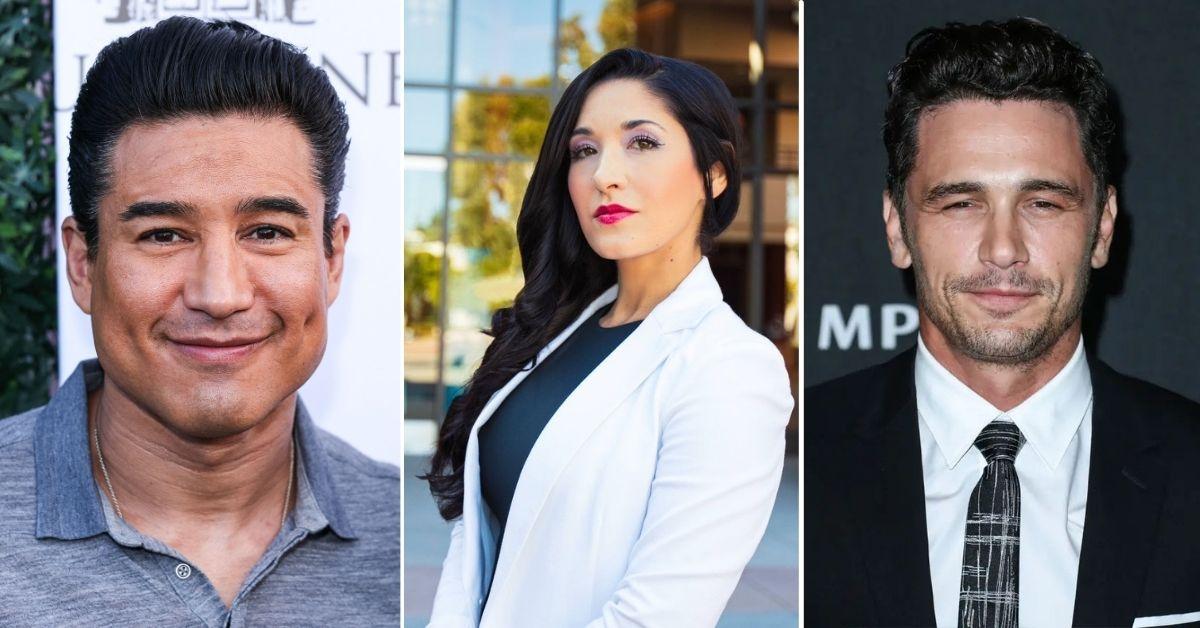 Split photo of Mario Lopez, Desiree Townsend and James Franco