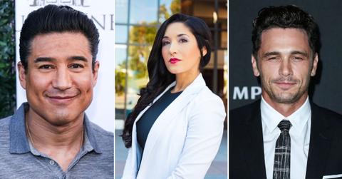 Split photo of Mario Lopez, Desiree Townsend and James Franco