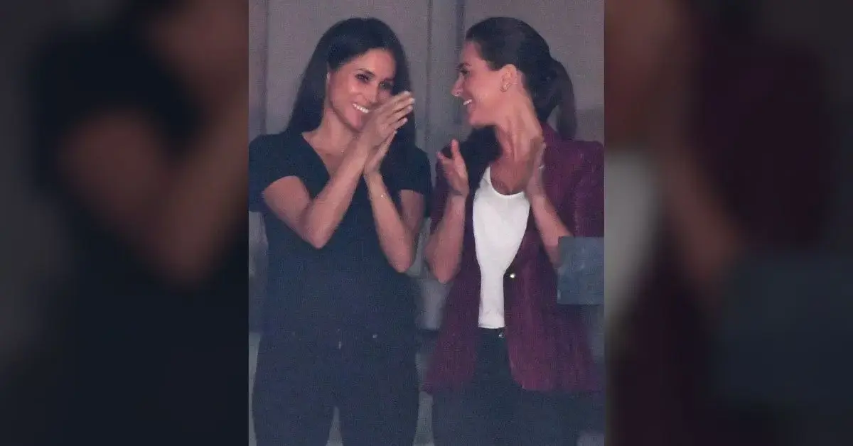 Photo of Jessica Mulroney and Meghan Markle