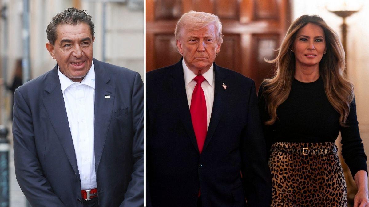 split image of Paolo Zampolli / Donald and Melania Trump