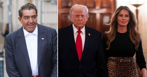 split image of Paolo Zampolli / Donald and Melania Trump