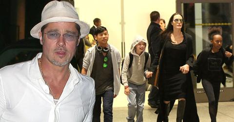 angelina jolie brad pitt divorce kids drinking miserable