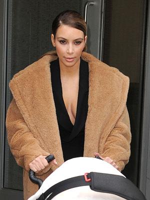 Kim Kardashian North West Step Out In New York