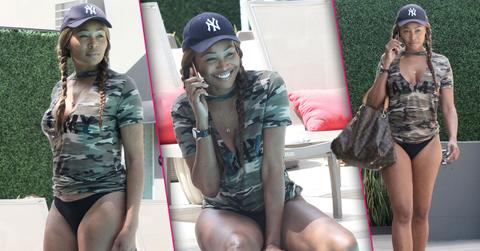 RHOA Cynthia Bailey curves pool