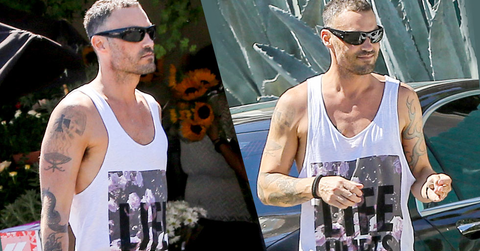 //brian austin green sportted solo after megan fox divorce filing