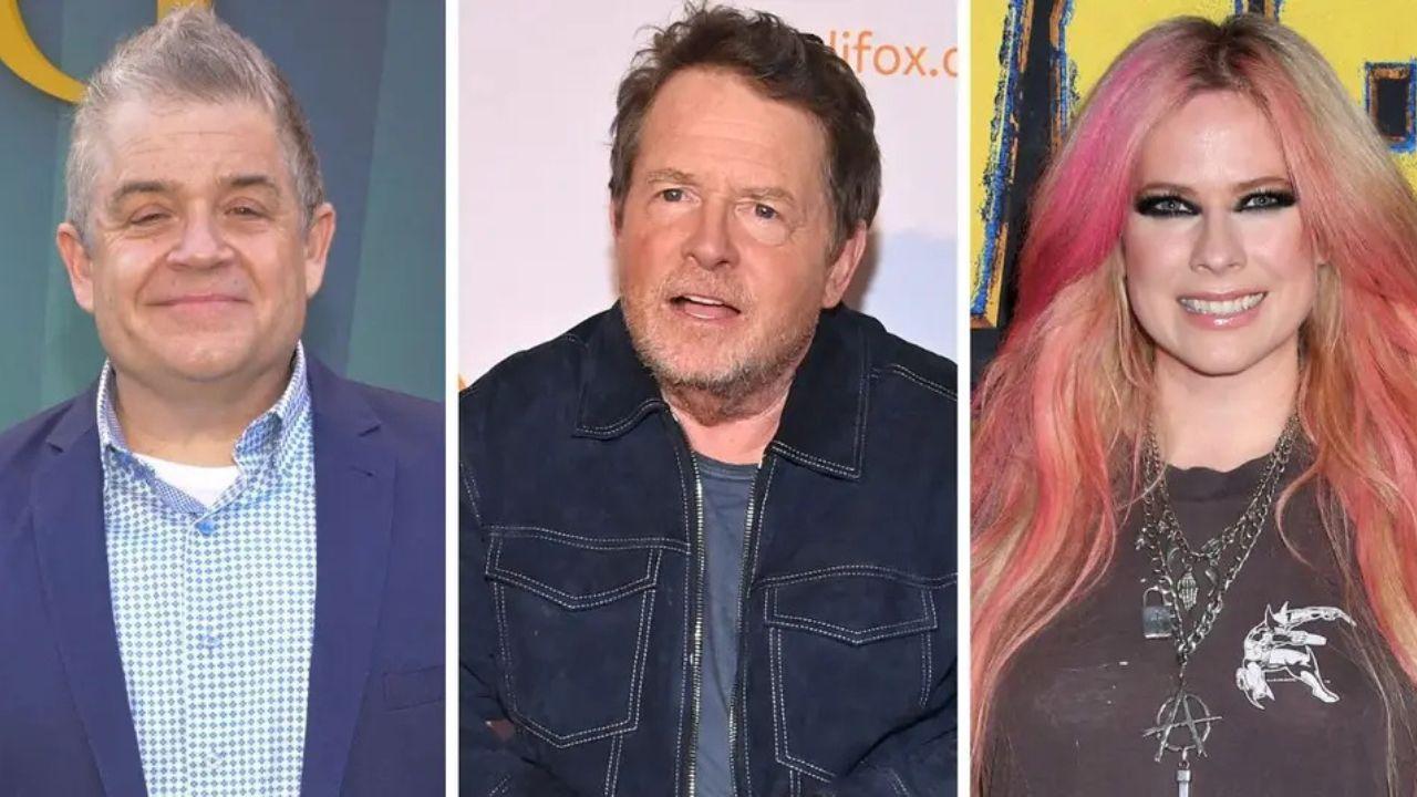 Photo of Patton Oswalt, Michael J. Fox, Avril Lavigne
