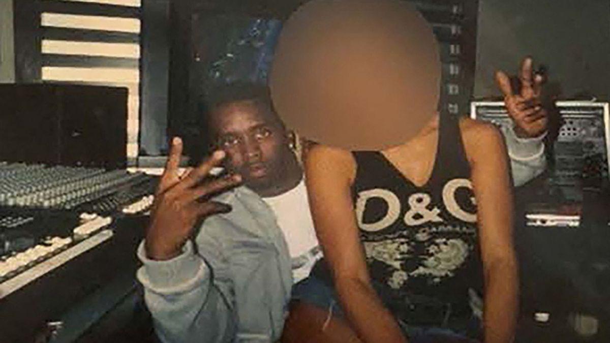 A photo of Sean Combs and a Jane Doe accuser
