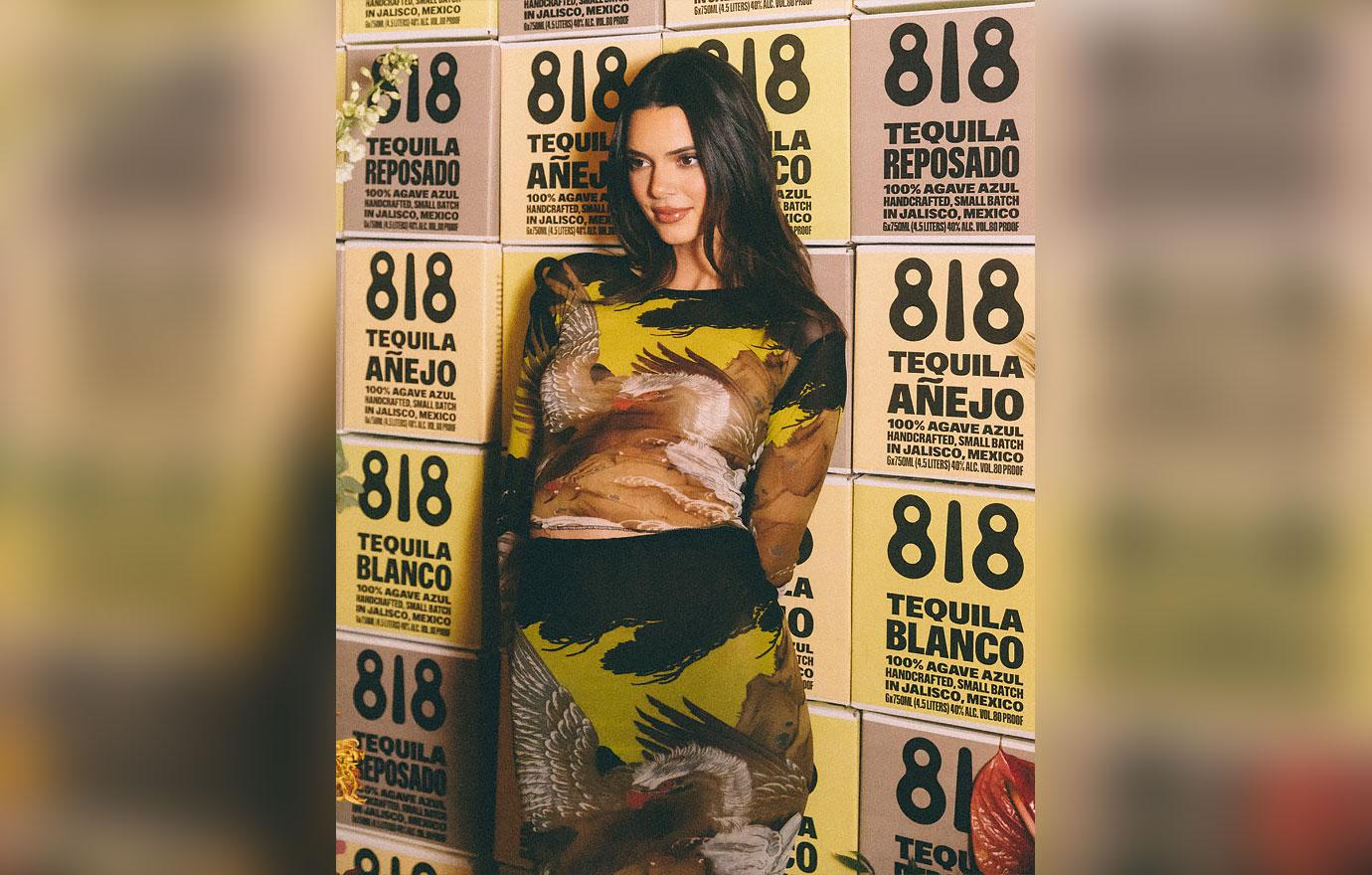 kendall jenner  tequila wearing vintage jean paul gaultier dress