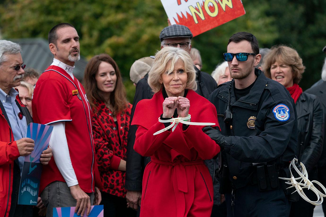 Jane Fonda arrested While Protesting Climate Change